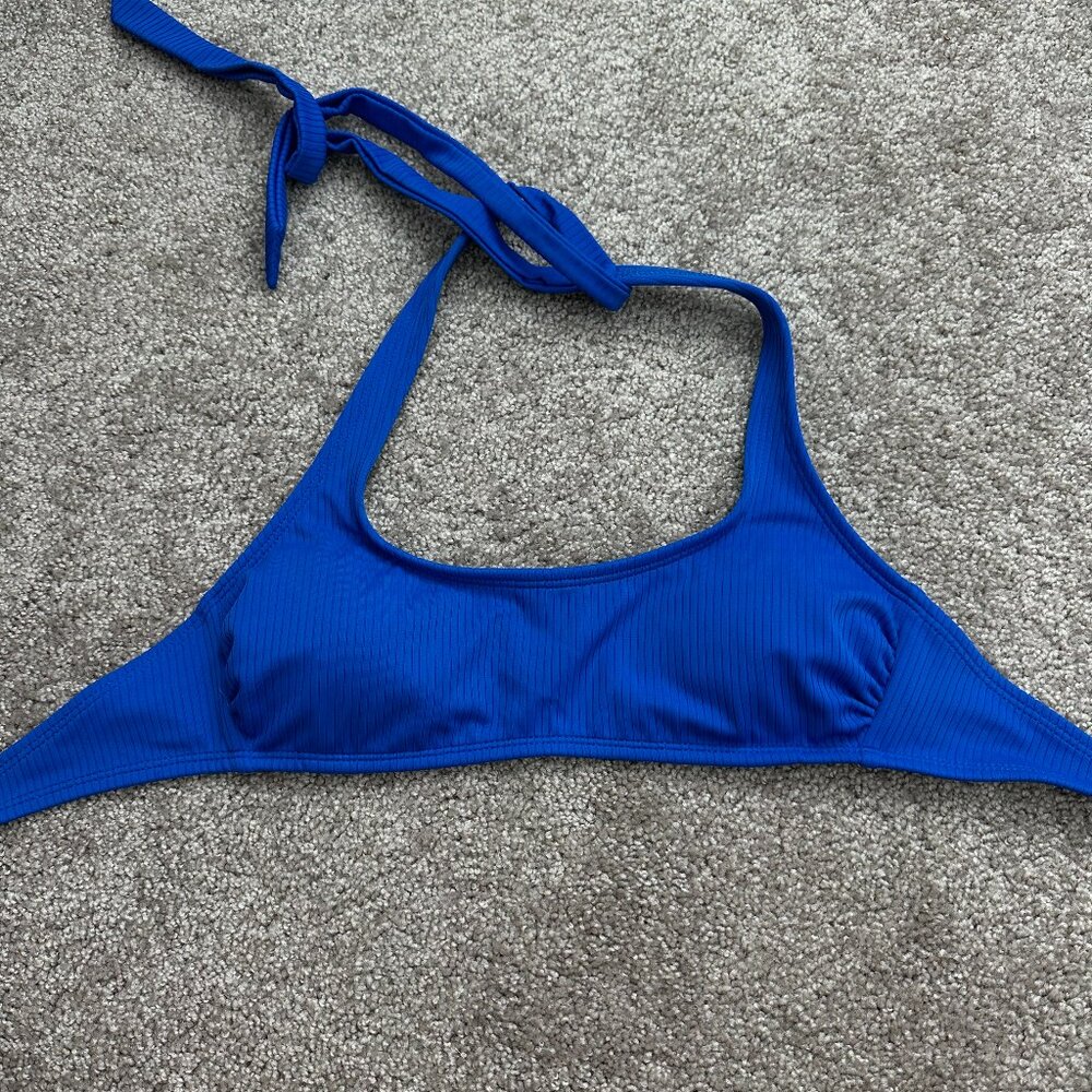 Blue Bikini Top